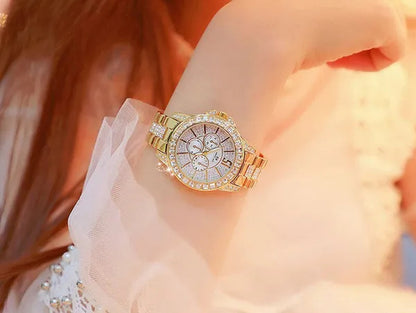Fashion Women Watches Luxury Brand Watch Bracelet Quartz Diamond Rose Gold Ladies Wrist Watches for Women Wristwatch Montre Femme