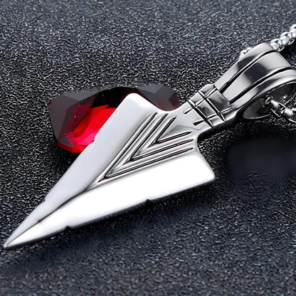 Men's Fashion Jewelry Black Gold Silver Color Pendant Long Chain Necklace Mens Necklaces