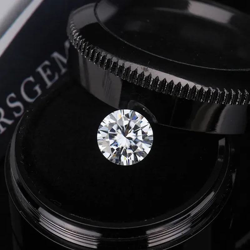 HOLYCOME 100% Genuine Loose Gemstones Moissanite Stones GRA 3Ct DEFIJ Color VVS1 Lab Diamond Stone Excellent Cut for Diamond Ring in Bulk Gem