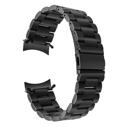 Premium Stainless Steel Watchband for Samsung Galaxy Watch 46mm SM-R800 Sports Band Curved End Strap Wrist Bracelet Silver Black