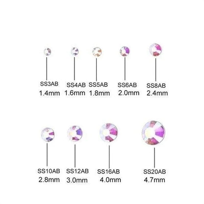 SS6-SS30 High Quality Hotfix Rhinestone Hot Fix Diamond Iron on Rhinestones for DIY