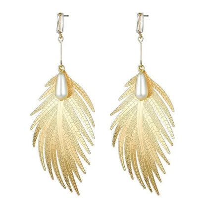 Delysia King  Leaf earrings