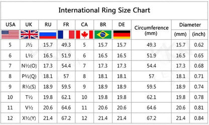 Business Men's Fashion Ring Red Zircon Ring Wedding Engagement Party Jewelry