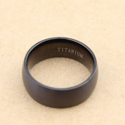 Boutique Noble Retro Men and Women Couples Ring Men Titanium Steel Anniversary Christmas Gift Beach Party Jewelry