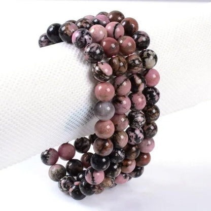 6Mm 8Mm Natural Stone Chakra Beaded Charm Bracelets Tiger Eye Amethyst Lapis Lazuli round Beads Bracelet Women Yoga Jewelry