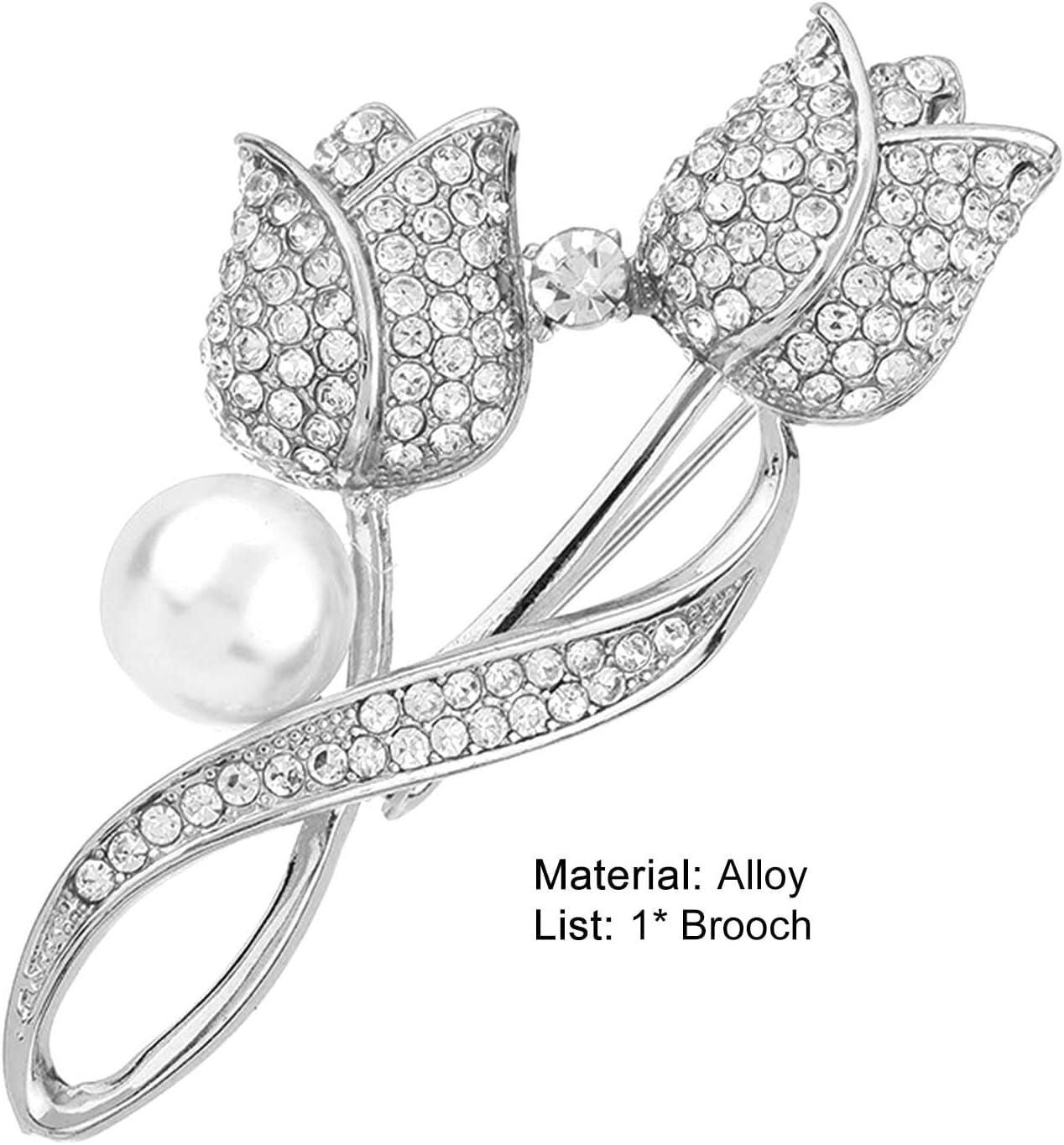 Flower Brooches Pins ，For Women Bouquets Costume Jewelry Gifts Golden