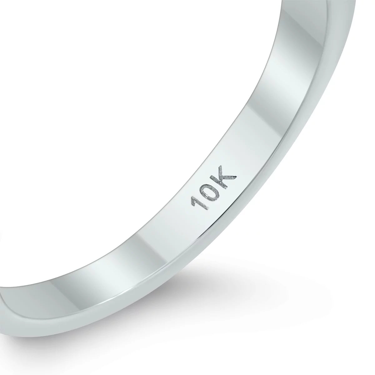 Women'S Sapphire and Diamond Ring in 10K White Gold