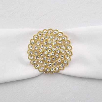 2" Silver Diamond Chair Buckle Sash Pin