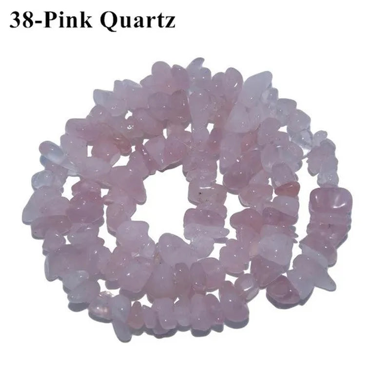 Natural Stone 3-5-8MM Irregular Shape Freeform Chip Bead Tiger Eye Amethysts Agates Lapis lazuli For Jewelry Making DIY Bracelet