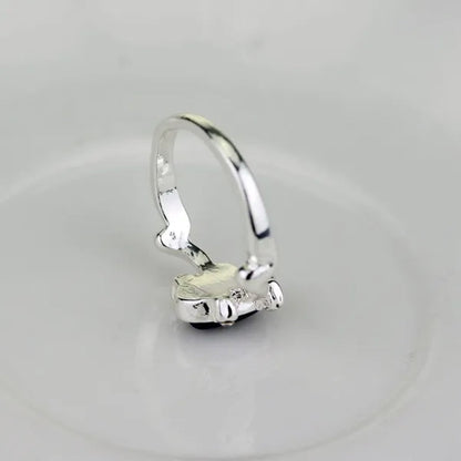 Vampire Diaries Elena with the Same Crystal Cat Eye Diamond Ring Size 6 ~ 12