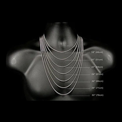 Men's Stainless Steel Necklace Bracelet Link Byzantine Chain Set Silver Tone Black