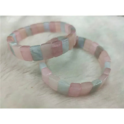 rainbow labradorite stone mookaite morganite quartz tiger eye flourite citrine beads bracelet natural gemstone bangle