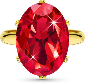 Cubic Zirconia Imitation Diamond Moissanite Rings for Women, 14K Gold/Rose Gold/Silver Adjustable Chunky Ring, Costume Rhinestone Jewelry for Wedding Engagement