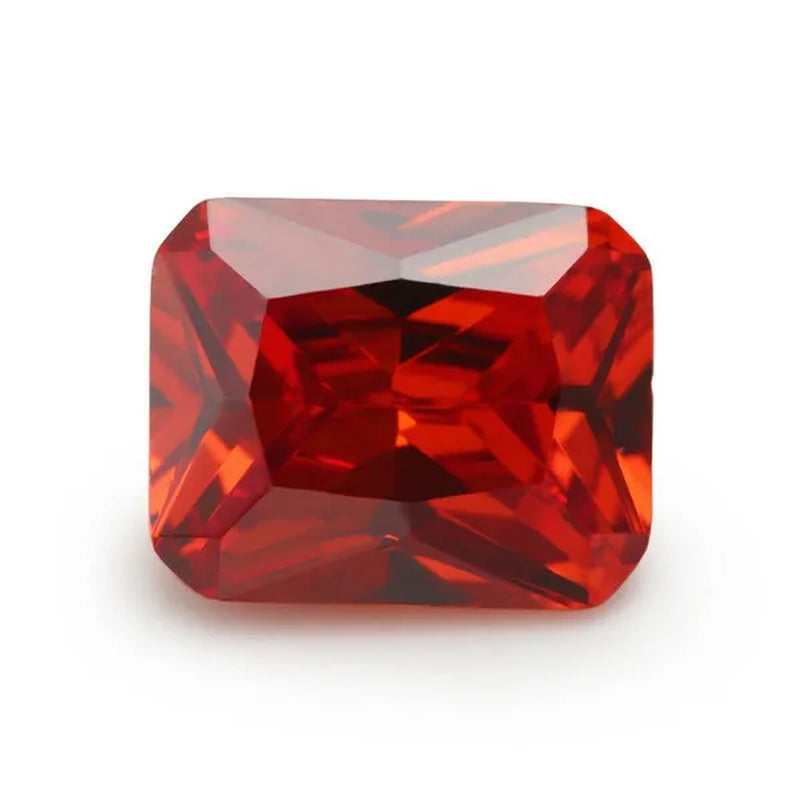 Padparadscha Sapphire 5X7Mm 1.46Ct Emerald Cut Shape AAAAA VVS Loose Gemstone