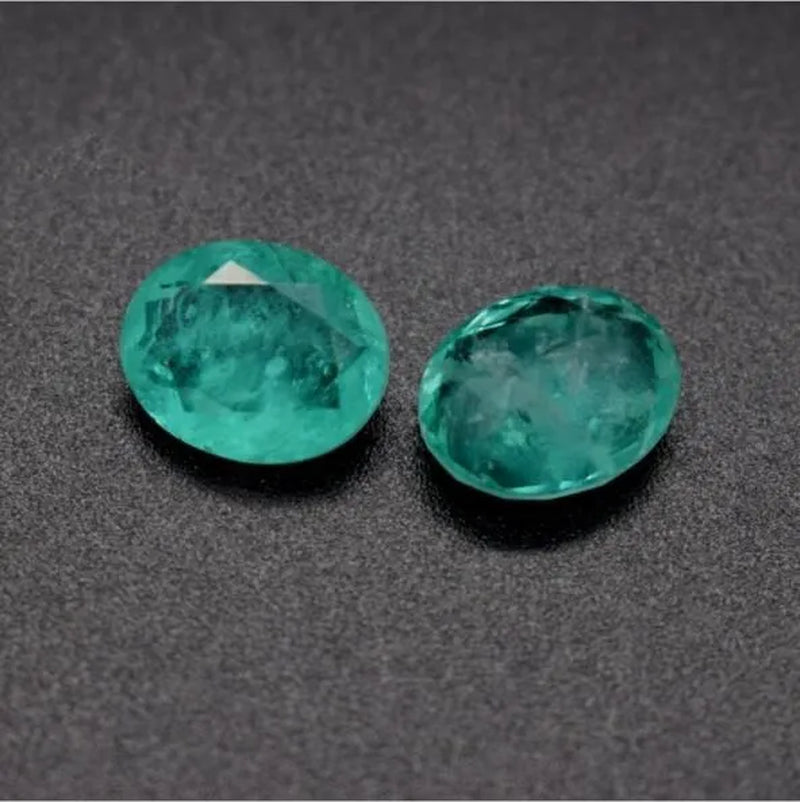 Natural Oval Emerald Loose Gemstone Emerald Colombia Emerald Cut AAAAAA+