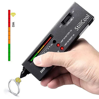 Professional Diamond Tester LED Diamond Indicator Gemstone Jewelry Gems Selector Diamond Tester Pen Tool
