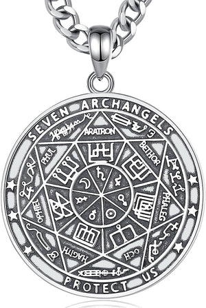 Unique Religious Gifts for Men Women, St. Michael/St. Christopher/St. Benedict/Virgin Mary Pendant Necklaces