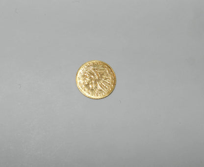 8Kt Gold Miniature Replica U.S. Indian Head 5 Dollar Gold Coin Masters Coins